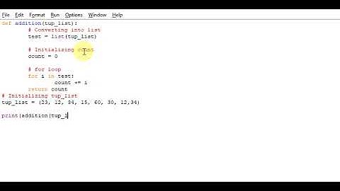 python program Sum of tuple elements