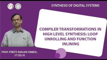 Compiler Transformations in High Level Synthesis: Loop Unrolling and Function Inlining