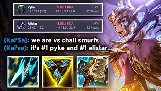 #1 Leblanc World vs 94% Winrate Challenger Smurfs!