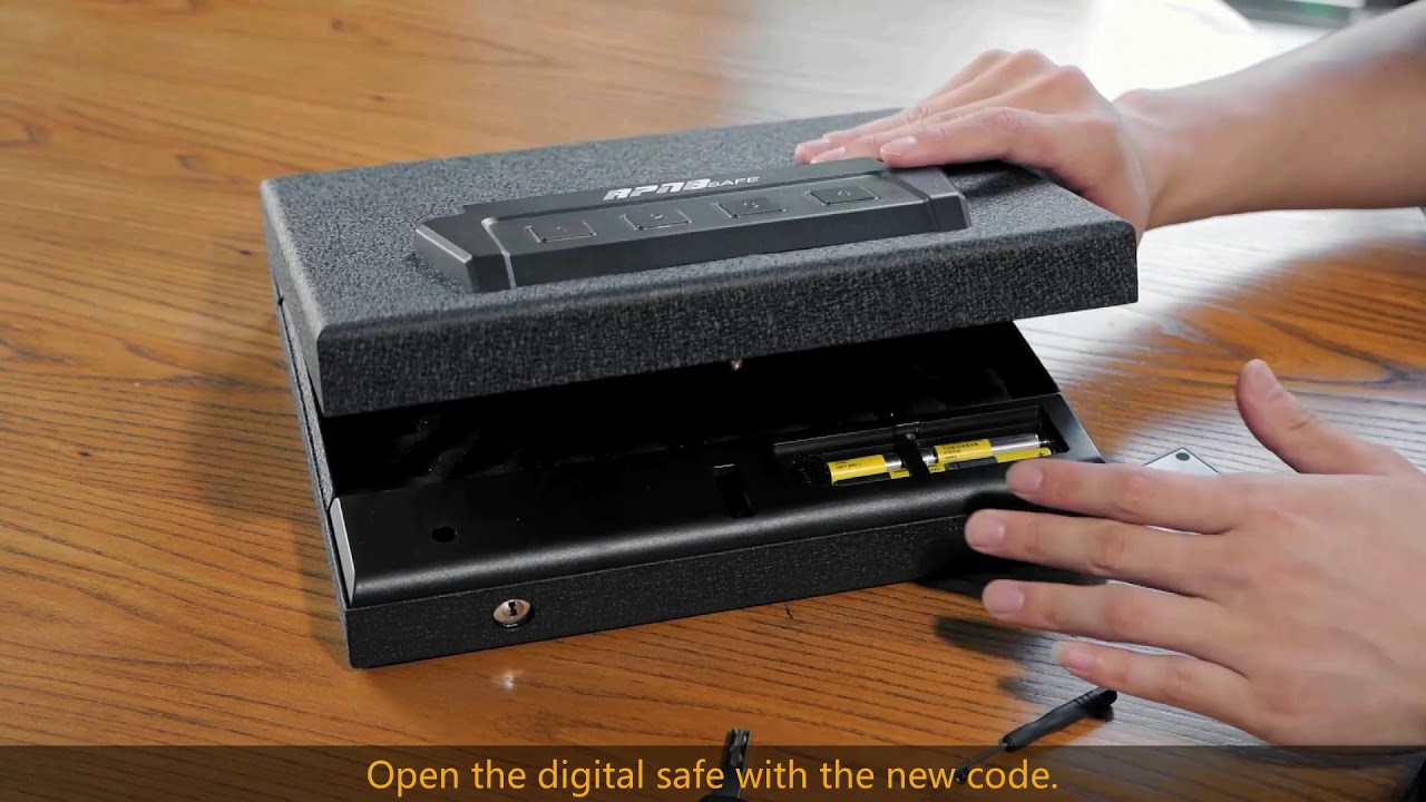 RPNB Digital Pistol Safe（RP19003）Programming Access Code - YouTube