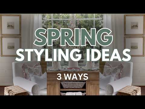DECORATE WITH ME | Styling My Spring Sitting Room 3 Ways thumbnail