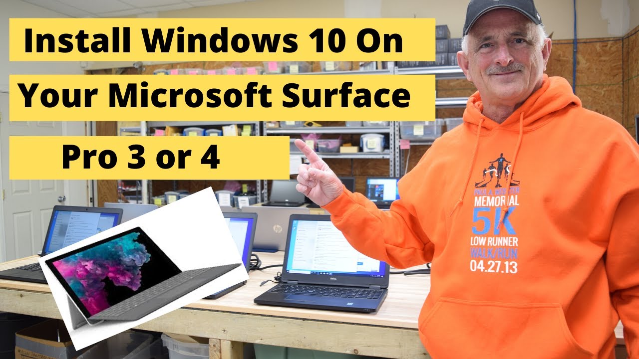 Microsoft Surface Pro 3 or 4 Windows 10 Load