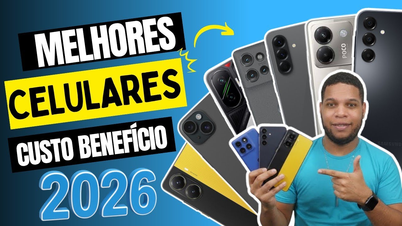 Os 10 melhores celular CUSTO-BENEFÍCIO de 2026 [atualizado]