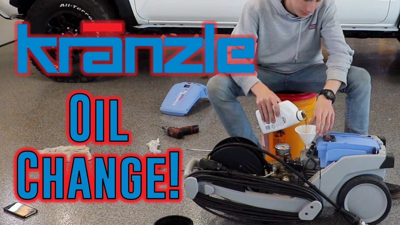 Kranzle K1122TST Oil Change YouTube