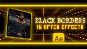 SMOOTH Black Borders For Your Edits | After Effects Tutorial