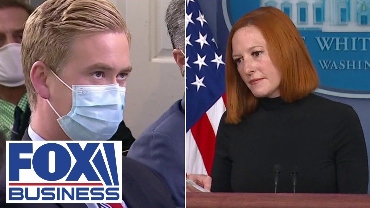 Peter Doocy presses Psaki on 'outrageous' response to looting