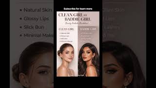 Clean Girl vs Baddie Girl 😍 Which One Are You? #shotsviral