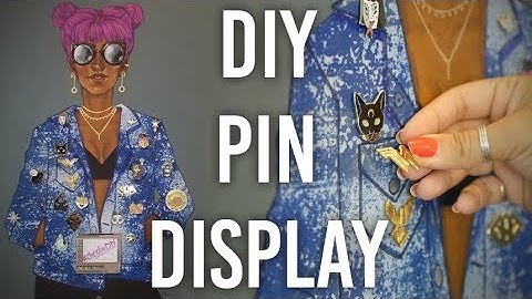 How to Make Enamel Pin Board Display