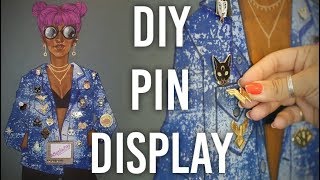 How to Make Enamel Pin Board Display