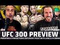 Ufc 300 breakdown  predictions for every fight with jon anik kenny florian  brian petrie af481
