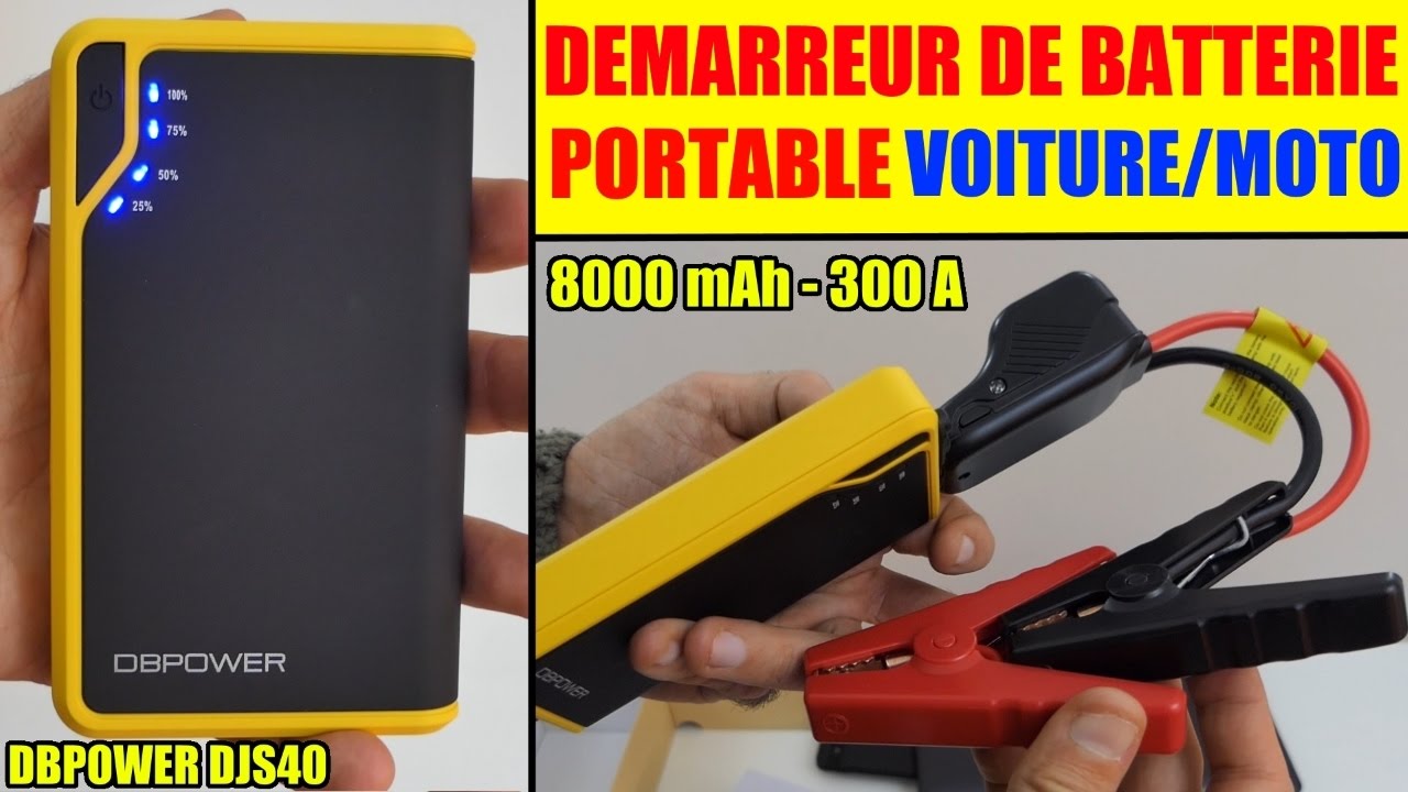 Goujon Rechargeable Kit Télécommande Bornes Batterie - Pour UTV ATV Voiture Camion Marine
