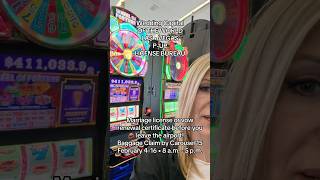 Las Vegas gambling &amp; wedding: Marriage license/vow renewal certificate in airport #lasvegasairport