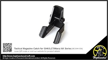 How to install Hephaestus Tactical Magazine Catch for GHK AK Series
