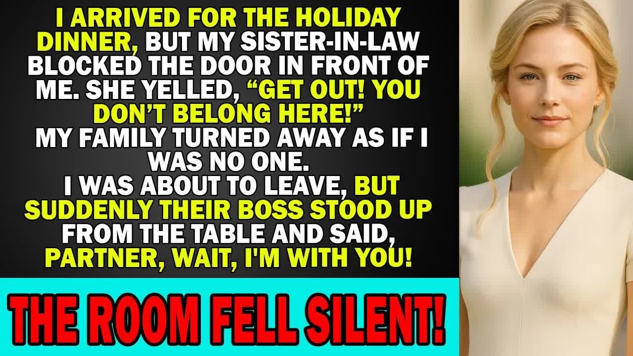 The Holiday Dinner, My SIL Yelled “Get Out!” in My Face, But Then His Boss Revealed The Truth!