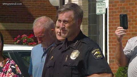 High Point Police Department surprises Chief Kenne...