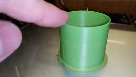 Anet A8 - Printing a flexible plastic TPE62 green