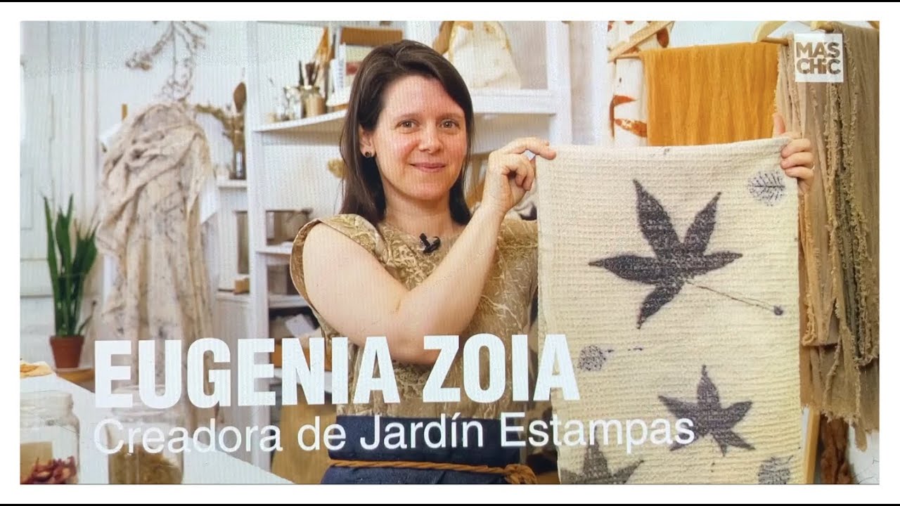 Ecoprint y Tintes Naturales / nota Jardin Estampas en Deco de Autor / Mas Chic TV