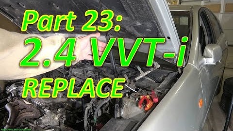 P23/31 How to replace Toyota Camry 2.4 VVT-i engine: Bonnet Gas spring removal