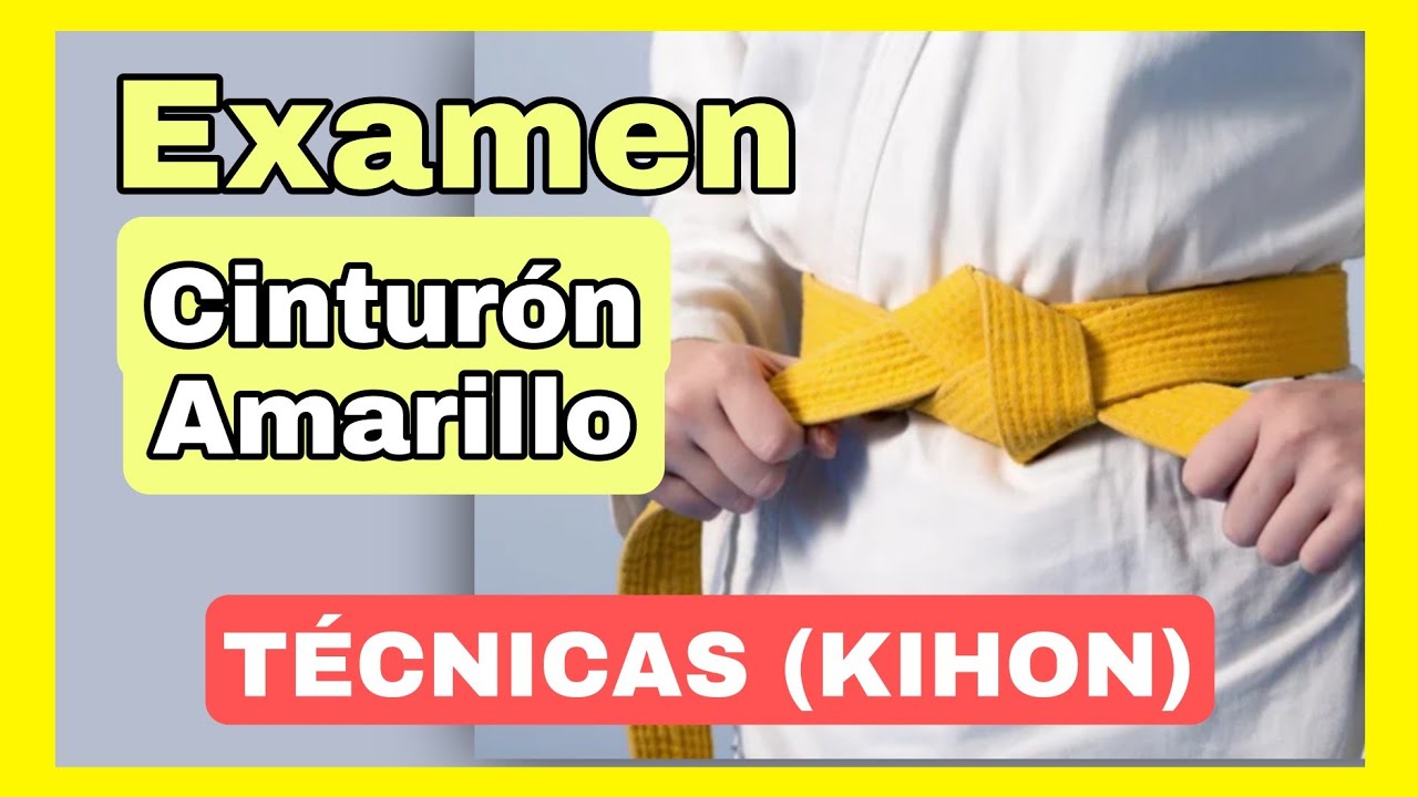 Odio perderse pico KARATE 🥋 PASO A PASO: Ejemplo Examen Cinturón AMARILLO Técnicas de KIHON ❎  Principiantes‼️ - YouTube