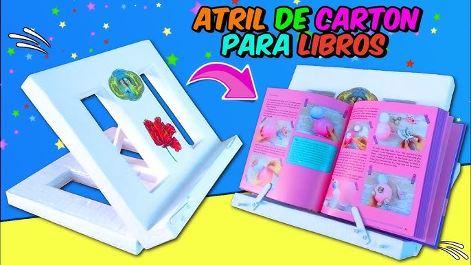 Atril Madera Artesanal Soporte Biblia Recetario Porta Libros