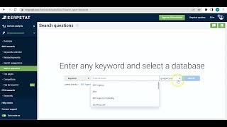 Keyword Research: Search Questions | Serpstat Tutorial