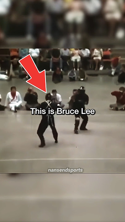 Bruce Lee in a REAL Match 👊 #combatsport #brucelee