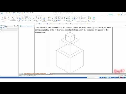 Isometric projection using solid edge software