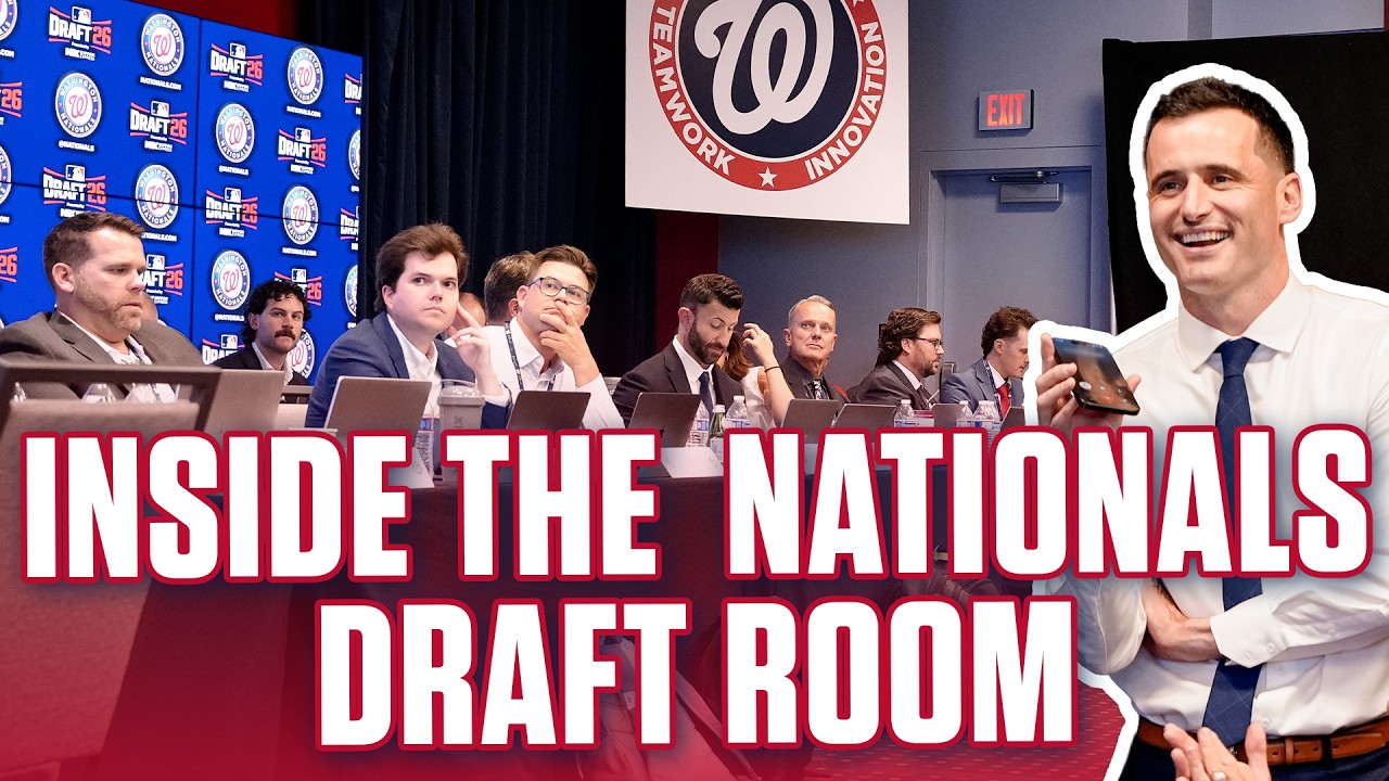 Inside the Draft Room With the Washington Nationals | 2026 MLB Draft