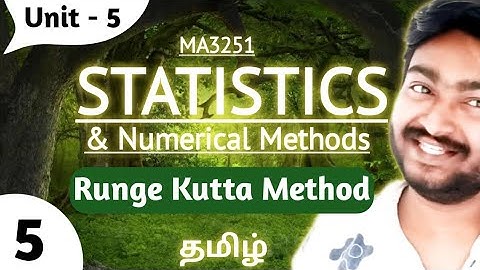 Runge Kutta Method in Tamil | MA3251 | Statistics and Numerical Methods Unit 5 | Anna University