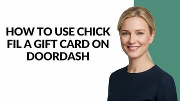 HOW TO USE CHICK FIL A GIFT CARD ON DOORDASH - Julia