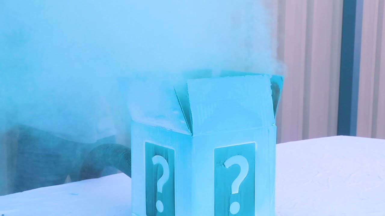 GENDER REVEAL SMOKE BOMB BOX! Chameleon Colors COLOR POWDER