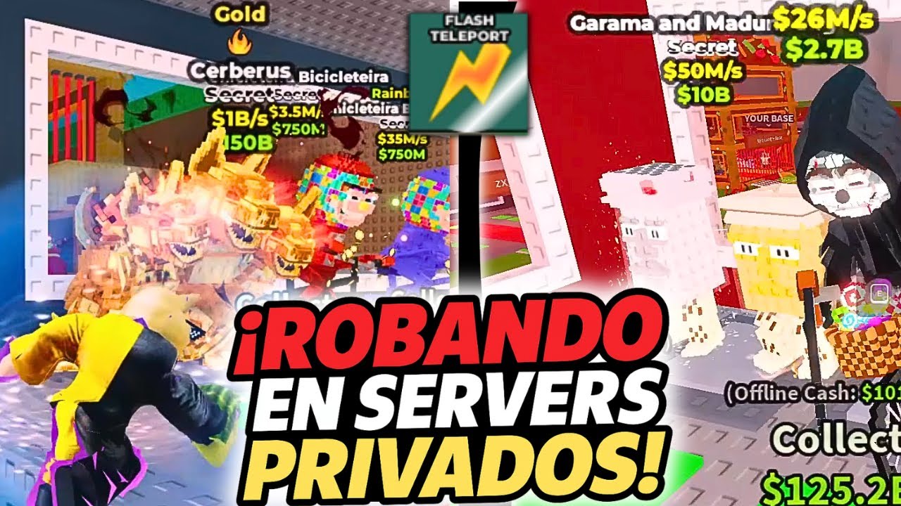 MI MEJOR DÍA ROBANDO EN SERVIDORES PRIVADOS… EL FLASH TELEPORT ESTÁ ROTÍSIMO 😱🔥