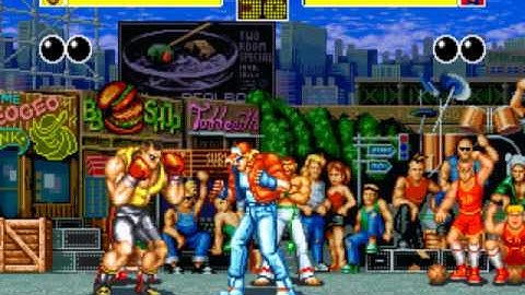 Fatal Fury 1 [Arcade] - play as Michael Max (demonstration)