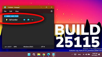 New Windows 11 Build 25115 – New Suggested Actions, Changed Icons, and Fixes (Dev Channel)