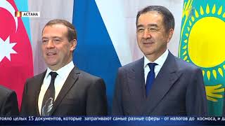 Встреча глав правительств СНГ: налоги, космос и галстук Дмитрия Медведева