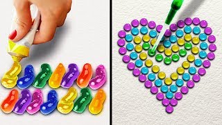 ODDLY SATISFYING PAINTING HACKS