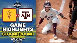 Arizona State vs Texas A&M Softball Highlights | NCAA Regional Winners Bracket (2026)