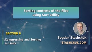 Linux Tutorial: 43 Sorting contents of the files using Sort utility