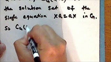 [old series] Abstract Algebra Lecture 17 Part 2