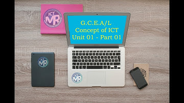 A/L ICT Unit-01 | Concept of ICT Part-1| Data and Information (English Medium)