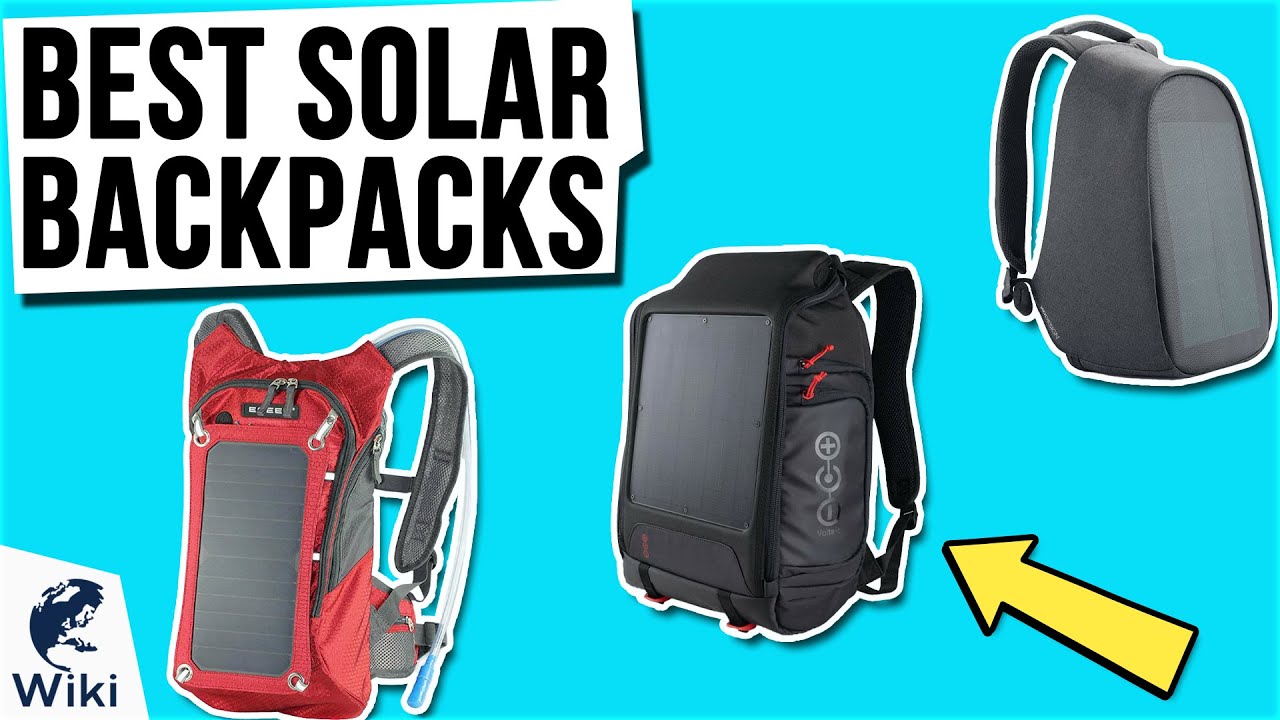 10 Best Solar Backpacks 2021 YouTube
