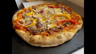 Pizza à la poêle facile et savoureuse?. بيتزا في المقلاة  وصفة سهلة و ناجحة (100%)  #pizza#بيتزا