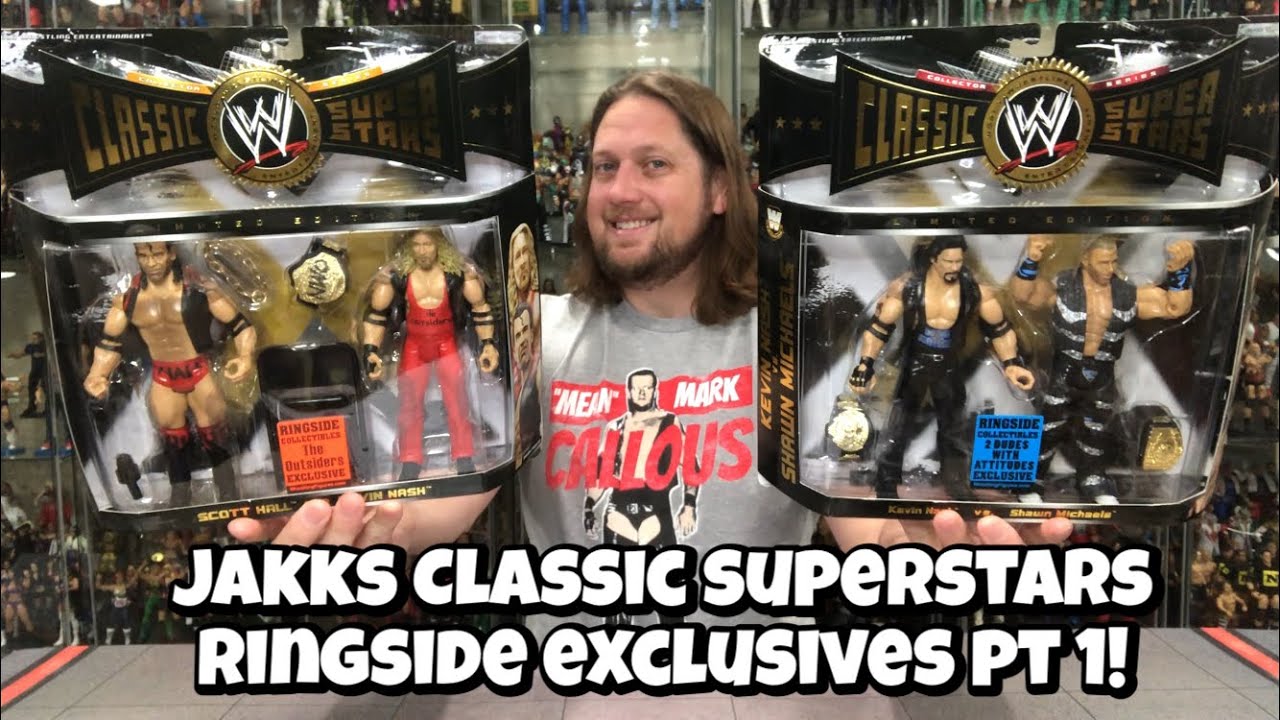 WWE Jakks Classic Superstars Ringside Collectibles Exclusives Pt 1!