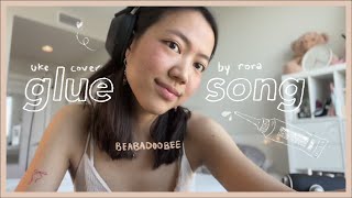 Video thumbnail of "beabadoobee glue song ukulele cover + chords"