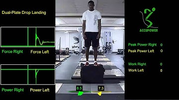 AccuPower Dual Force Plate Drop Landing Analysis