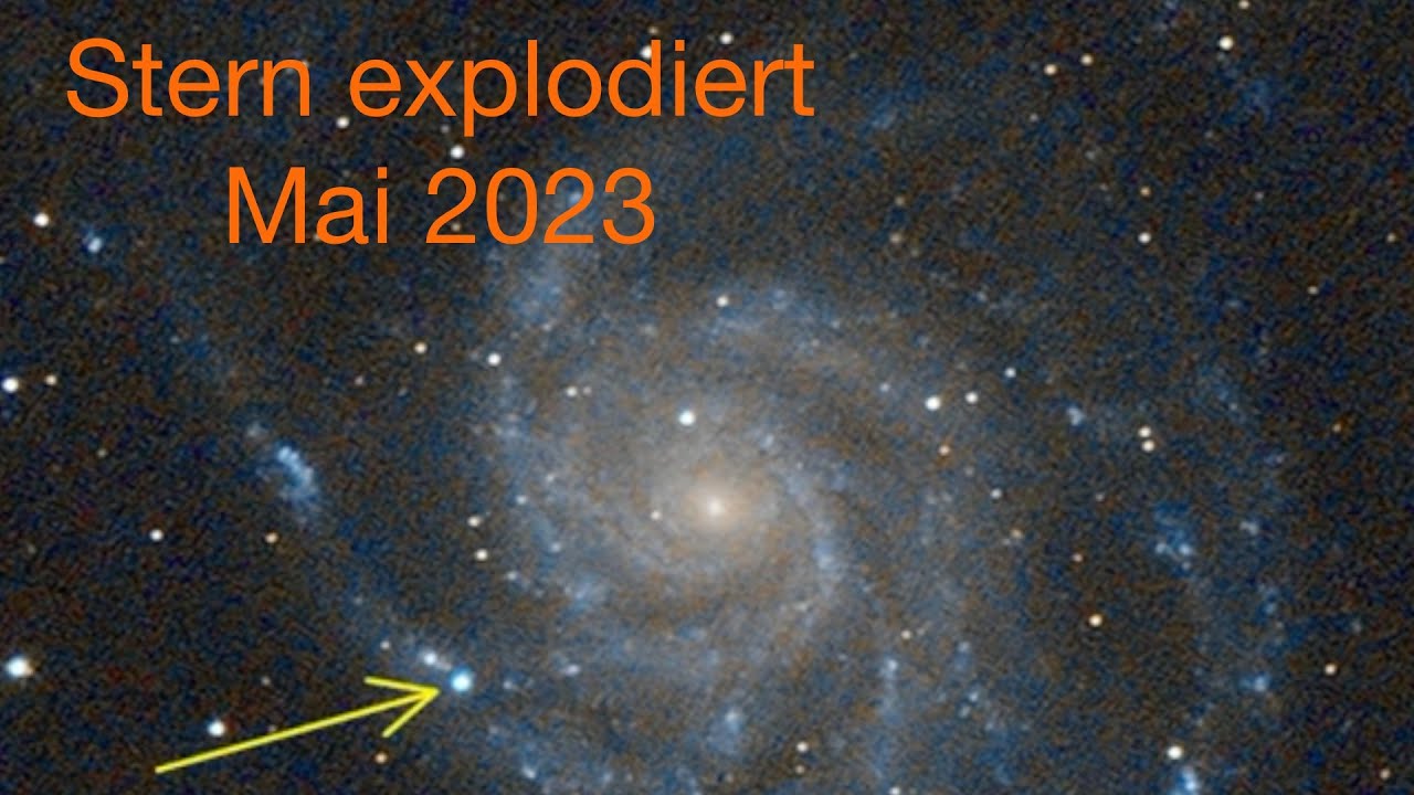 SN2023ixf M101 Supernova im großen Bären