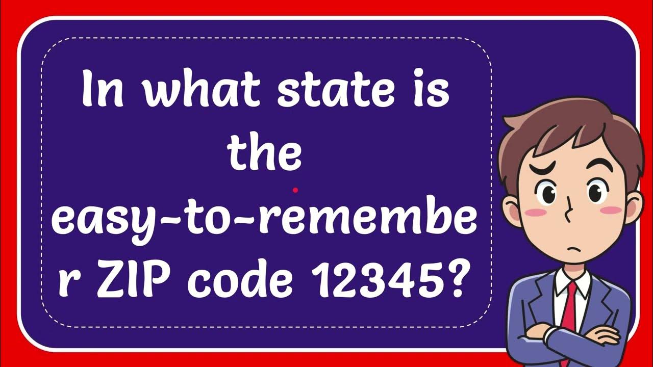 Whose Zip Code Is 12345
