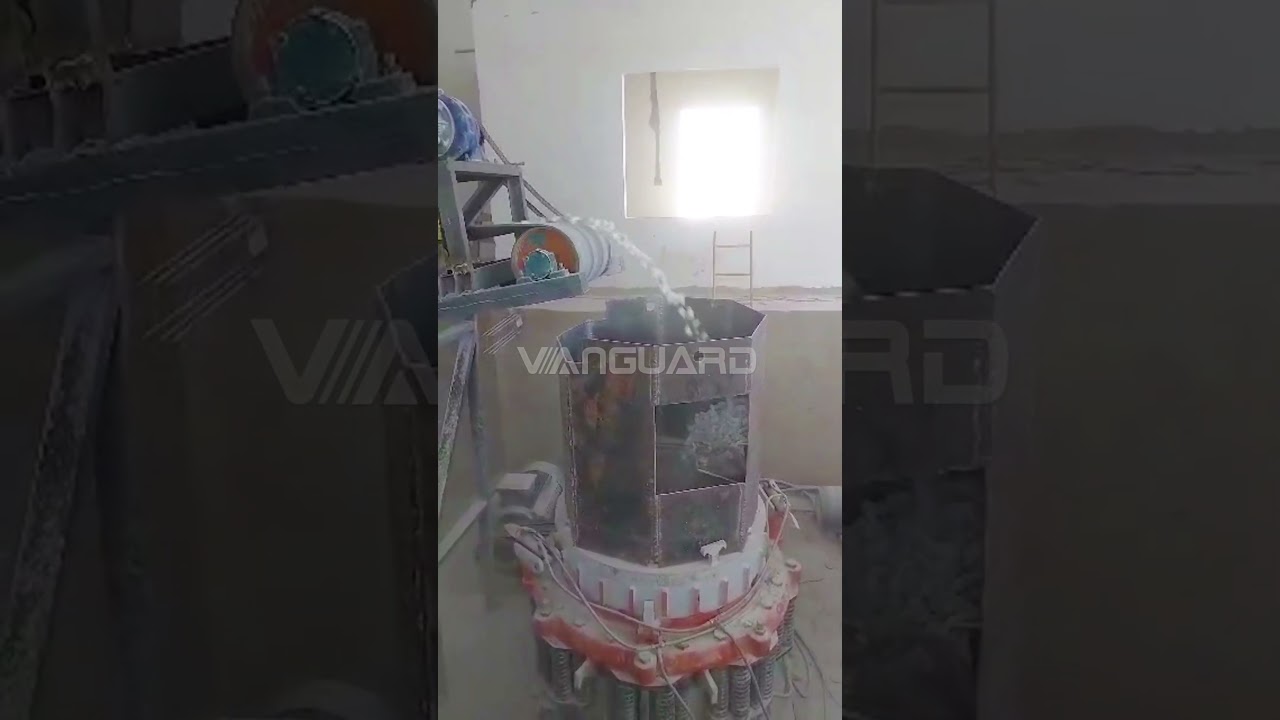 Dolomite Crushing Production Line in Tanzania-Vanguard Machinery Tech #conecrusher #stonecrusher