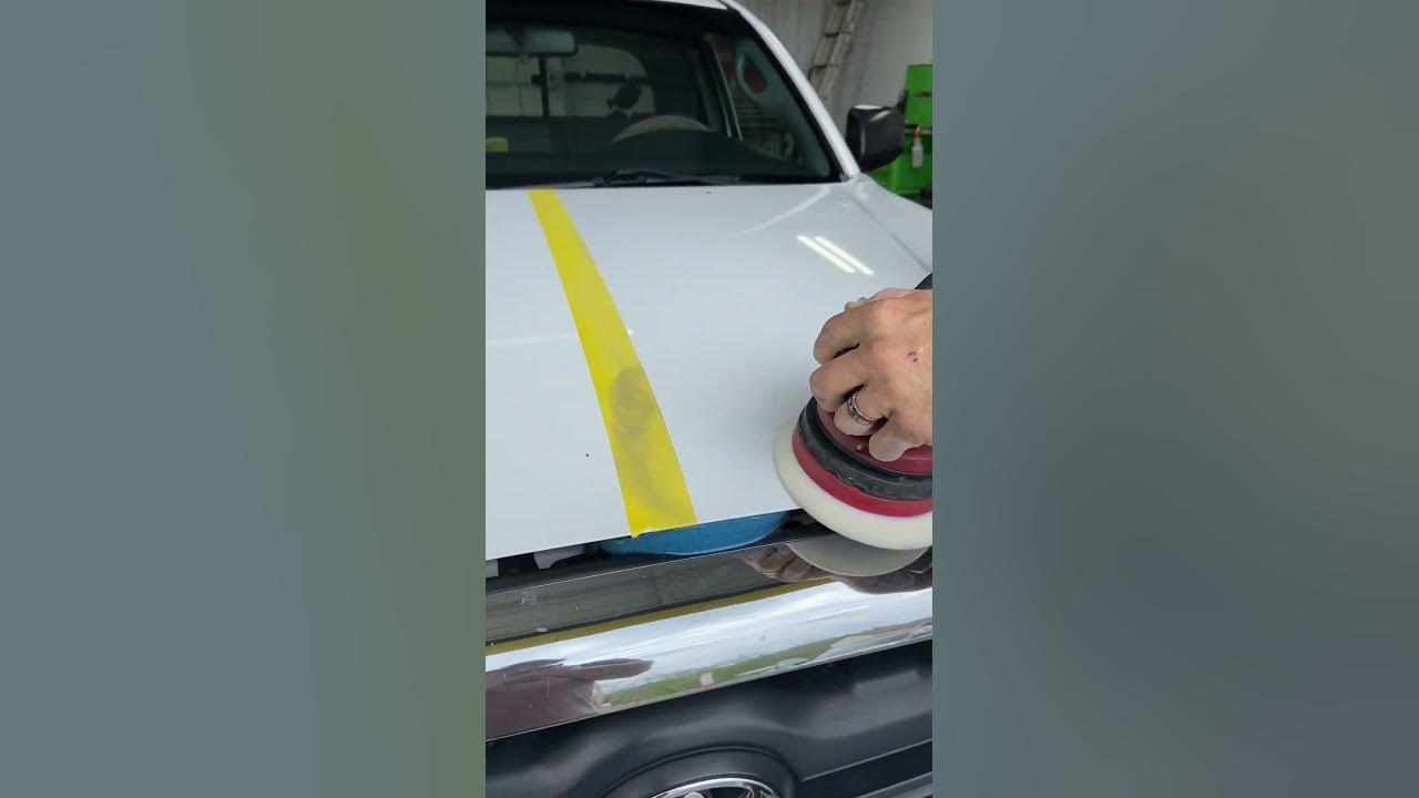 Buffing single stage paint YouTube