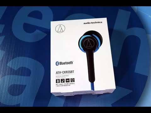 Audio-Technica ATH-CKR35BT Wireless In-Ear Headphones - Unboxing - Poc Network